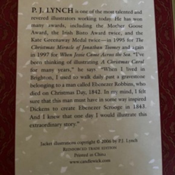 NWT Autographed "A Christmas Carol" Book - Picture 6 of 15